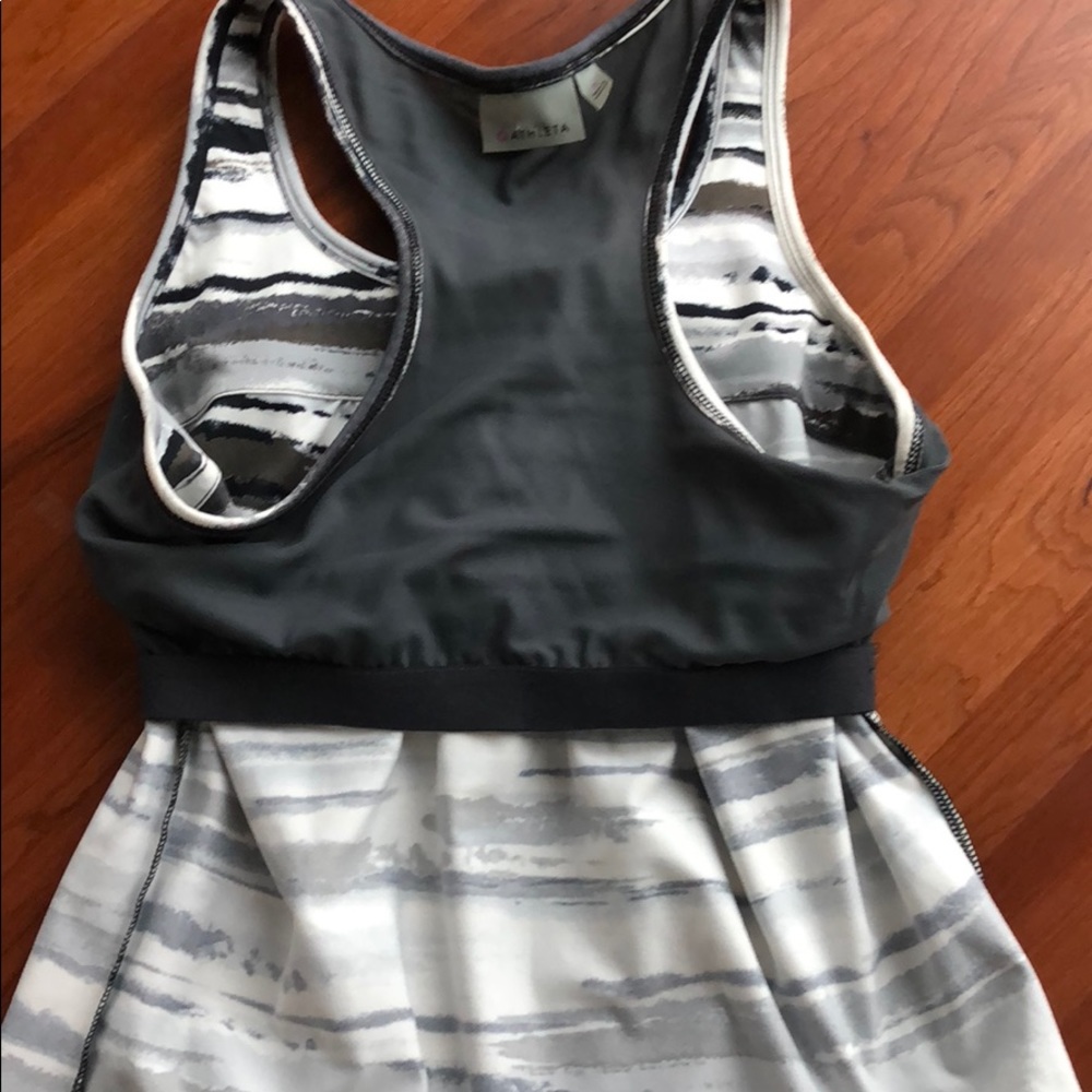 Athleta blue/grey/white tank. Size small. - Picture 6 of 7